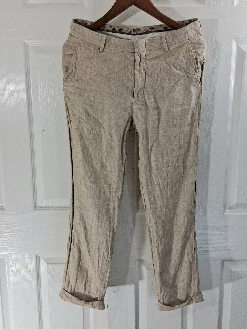 Murano x Baird McNutt Alex Slim Fit 100% Linen Pants 32x30 GUC